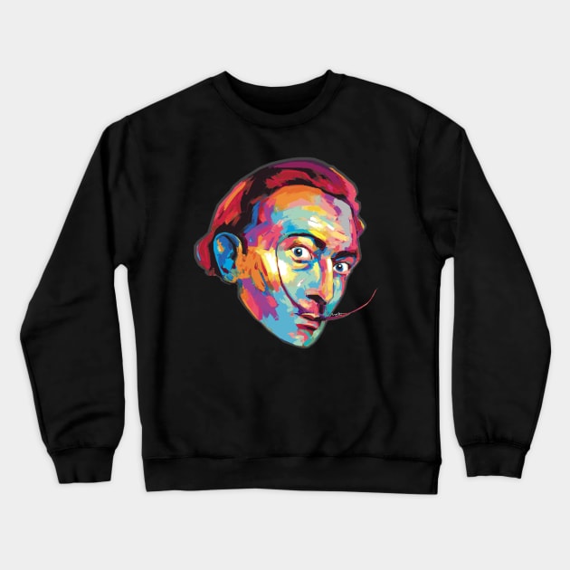 Salvador Dali Crewneck Sweatshirt by mailsoncello